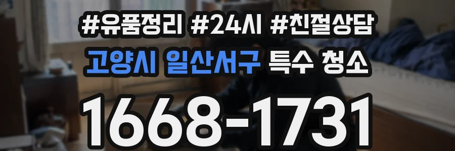 고양시 일산서구 특수 청소
