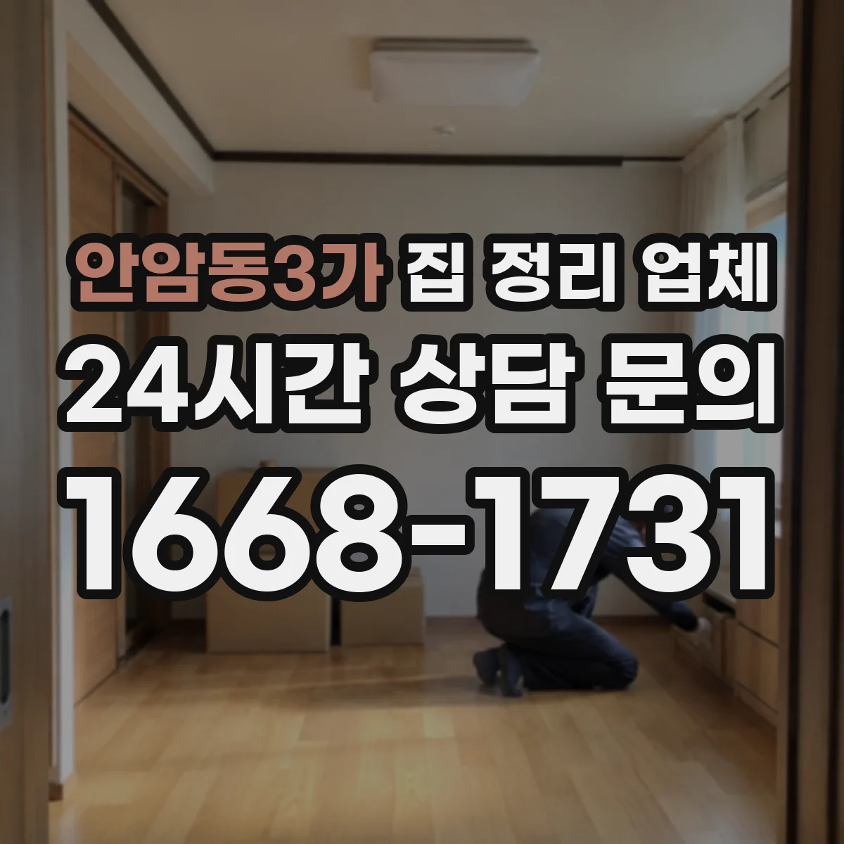 안암동3가 집 정리 업체