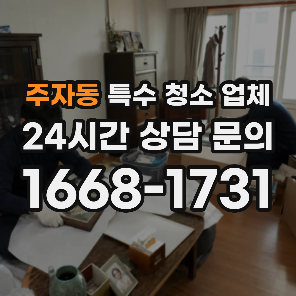 주자동 특수 청소 업체