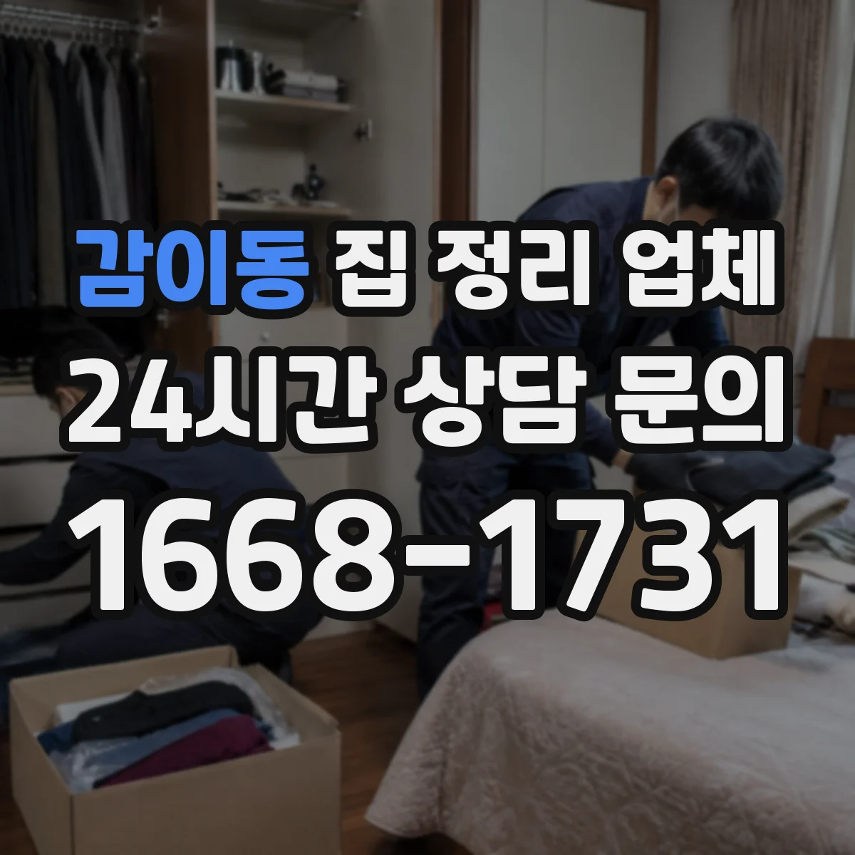감이동 집 정리 업체