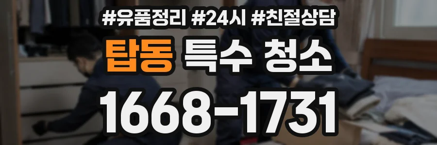 탑동 특수 청소