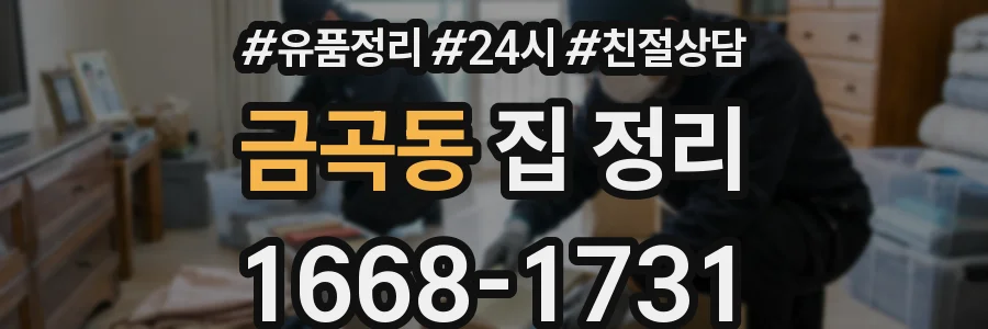 금곡동 집 정리