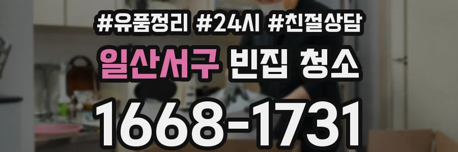일산서구 빈집 청소