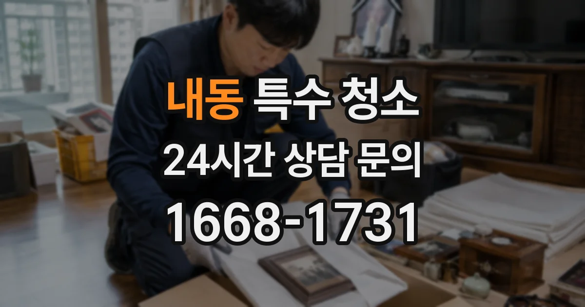 내동 특수 청소