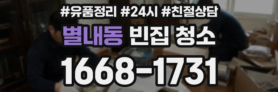 별내동 빈집 청소