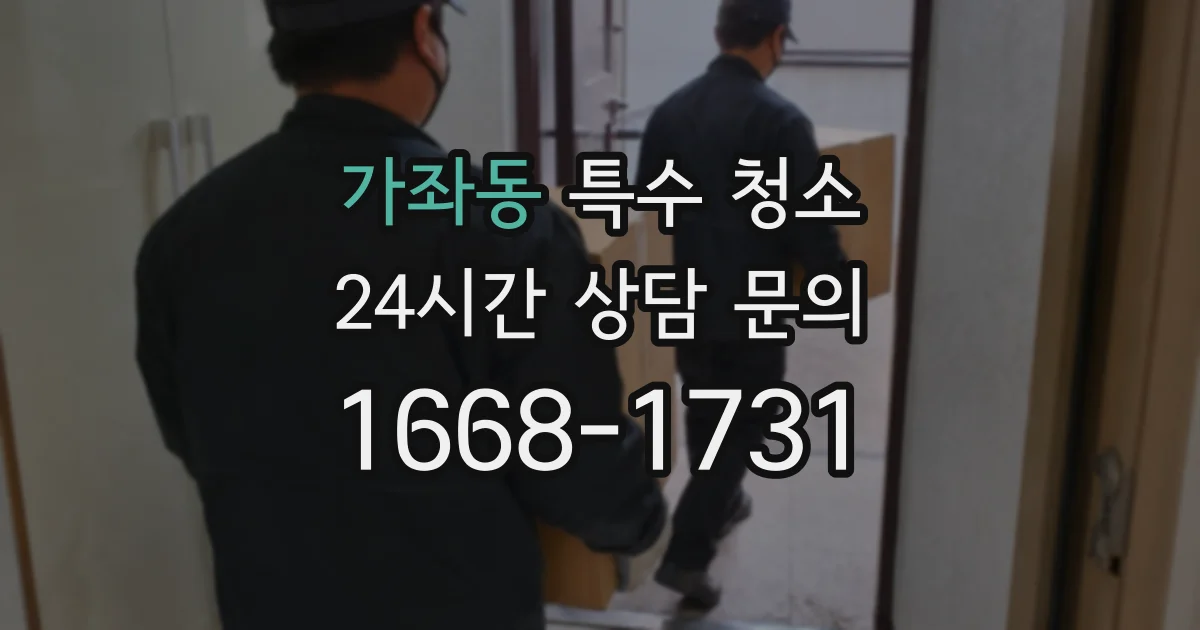 가좌동 특수 청소