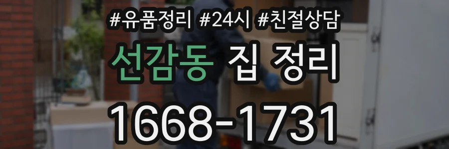 선감동 집 정리