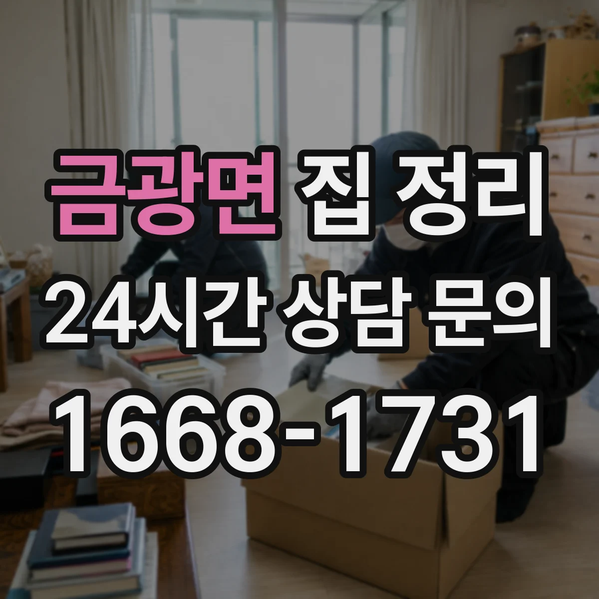 금광면 집 정리
