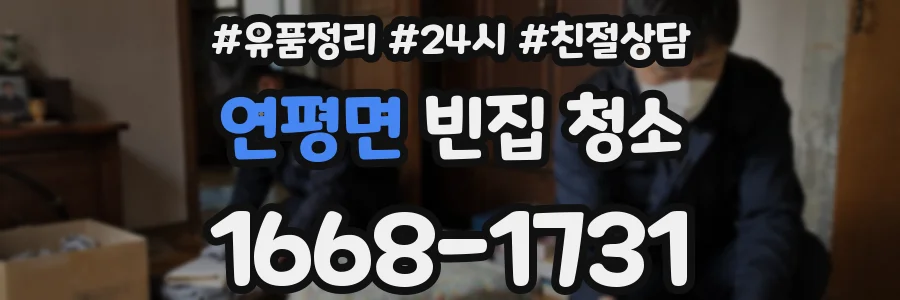 연평면 빈집 청소