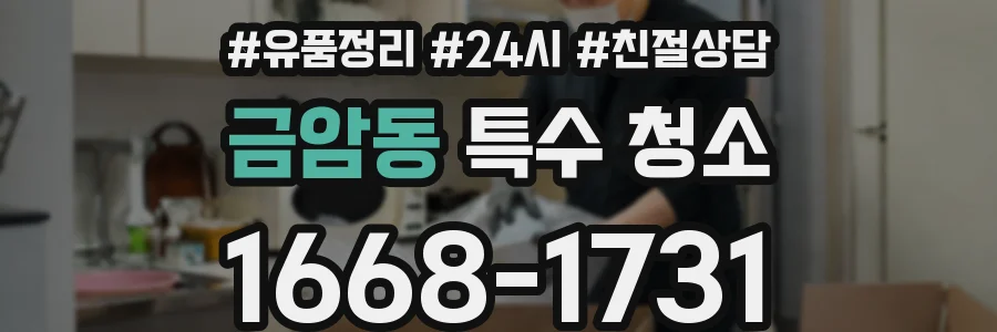 금암동 특수 청소