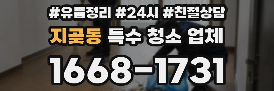 지곶동 특수 청소 업체