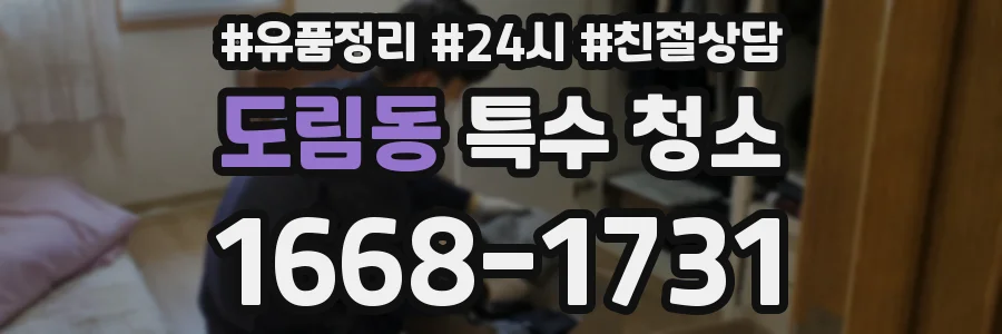 도림동 특수 청소