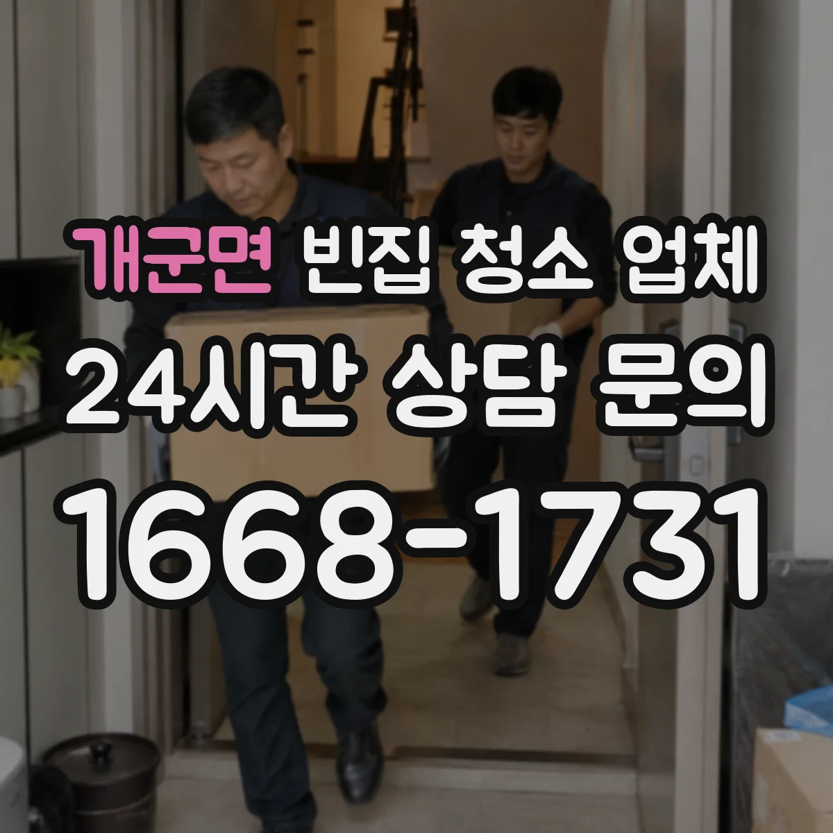 개군면 빈집 청소 업체