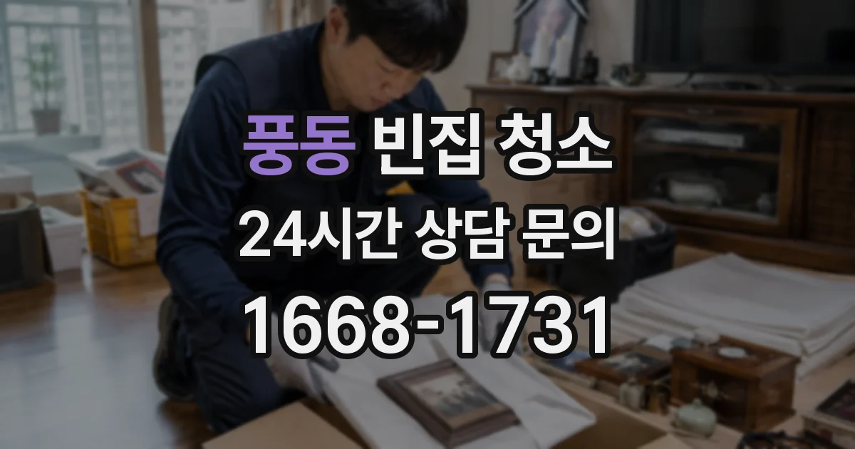 풍동 빈집 청소