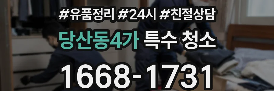 당산동4가 특수 청소