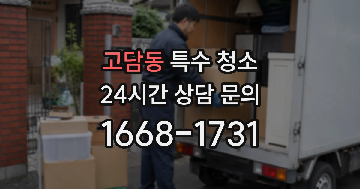 고담동 특수 청소