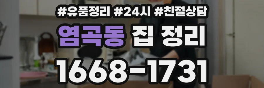 염곡동 집 정리