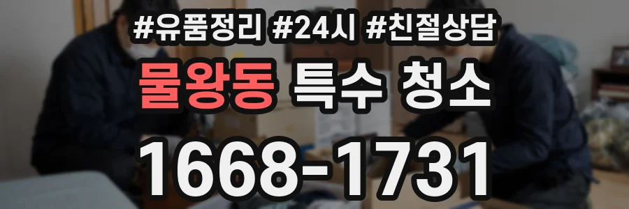 물왕동 특수 청소