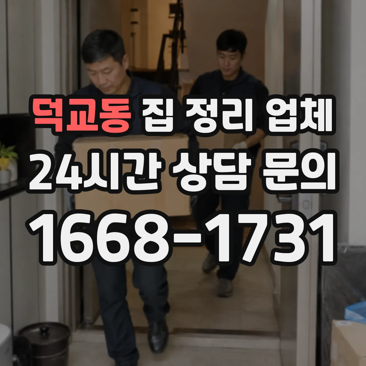 덕교동 집 정리 업체