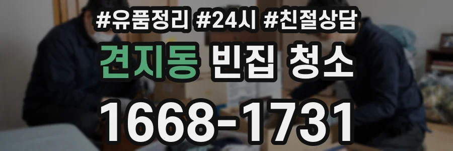 견지동 빈집 청소