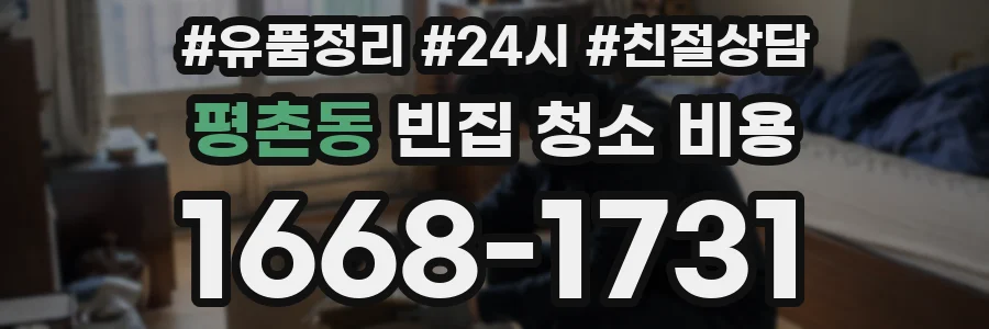 평촌동 빈집 청소 비용