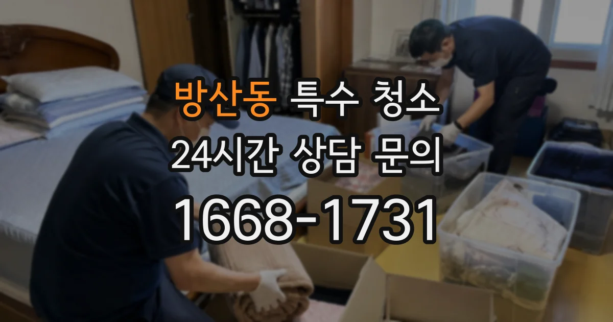 방산동 특수 청소