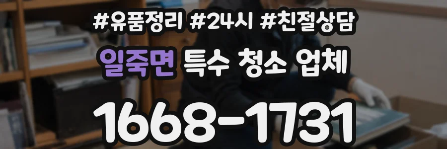 일죽면 특수 청소 업체