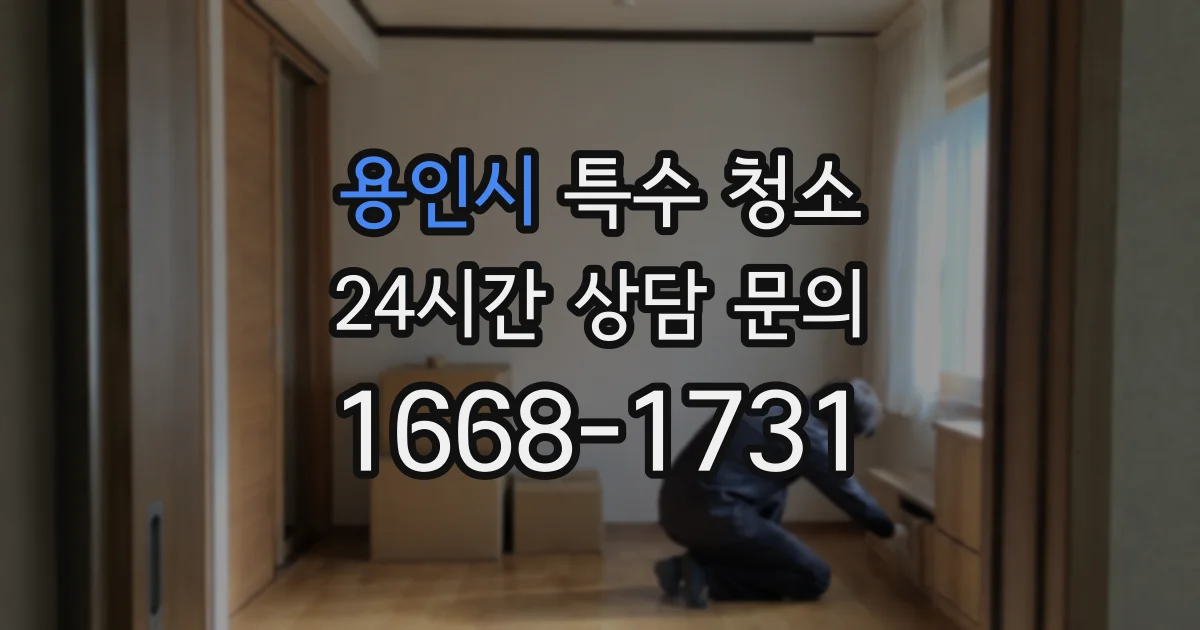용인시 특수 청소