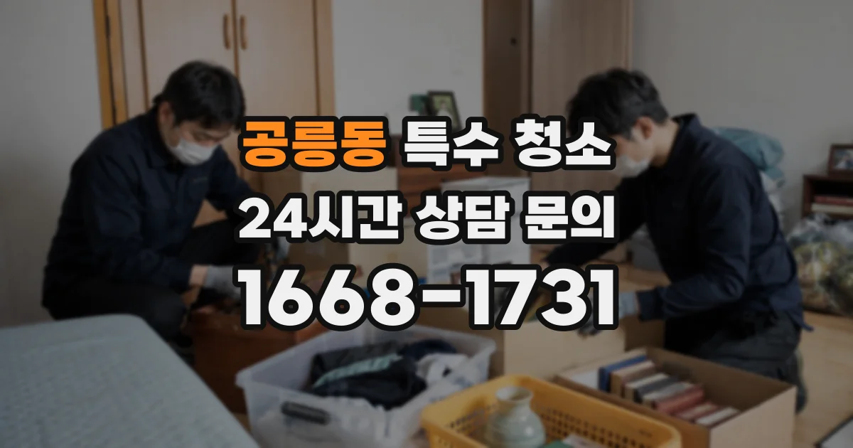 공릉동 특수 청소