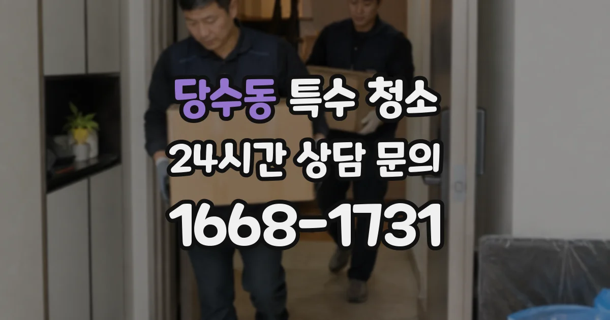 당수동 특수 청소