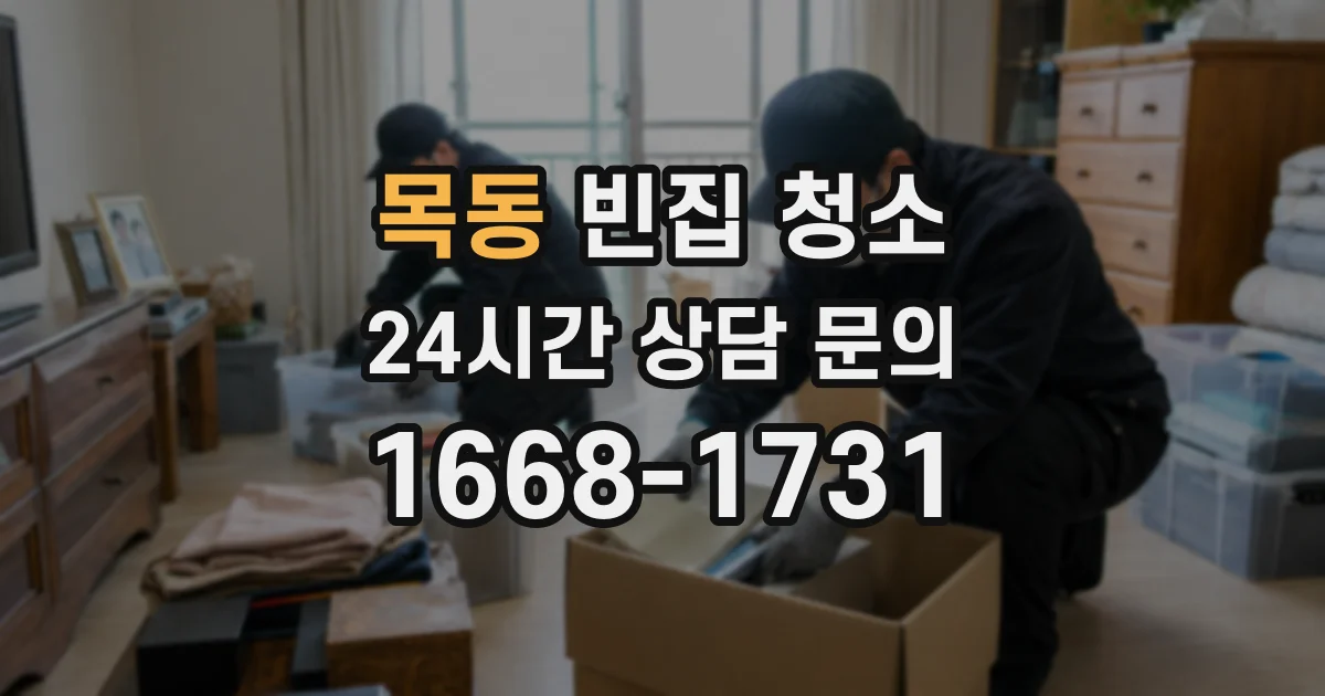 목동 빈집 청소
