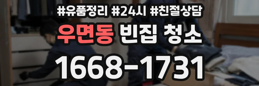 우면동 빈집 청소