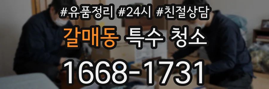 갈매동 특수 청소