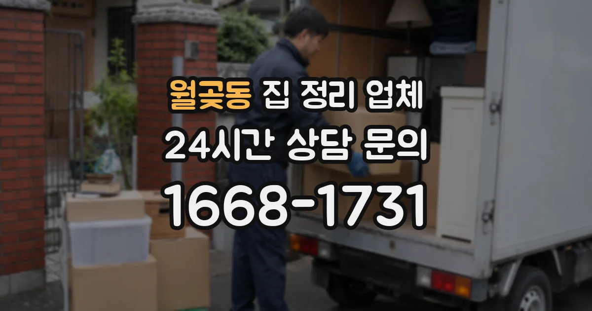월곶동 집 정리 업체