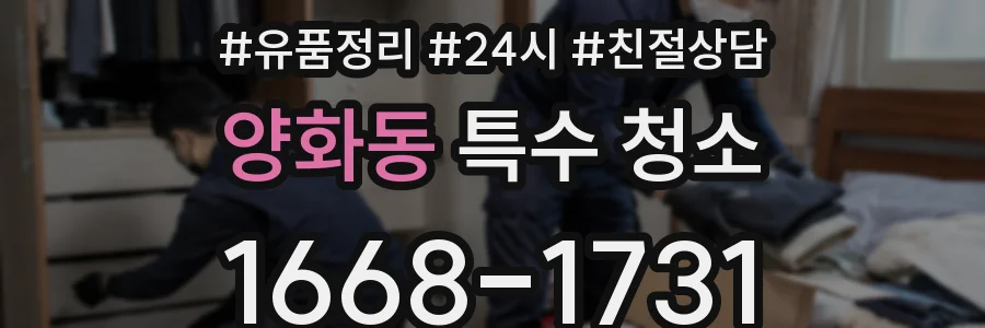 양화동 특수 청소