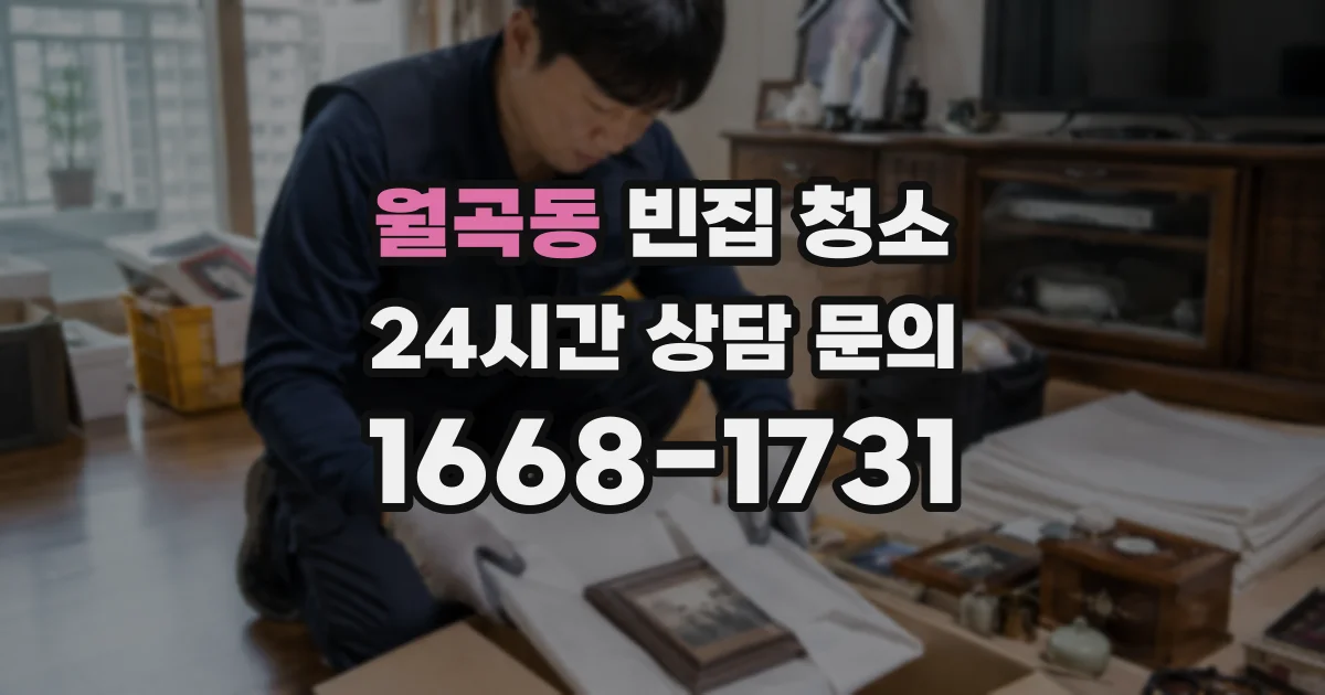 월곡동 빈집 청소