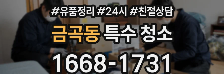 금곡동 특수 청소