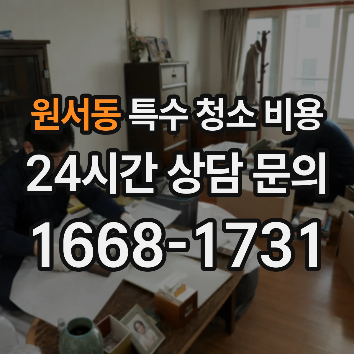 원서동 특수 청소 비용
