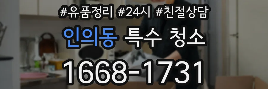 인의동 특수 청소