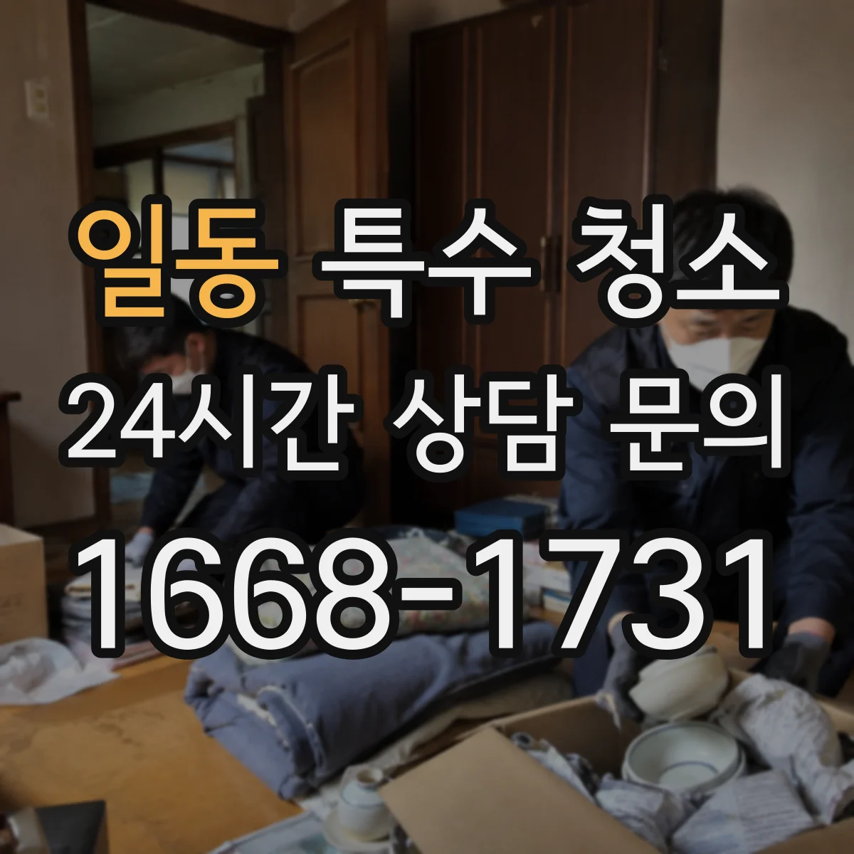 일동 특수 청소