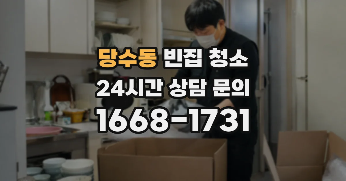 당수동 빈집 청소