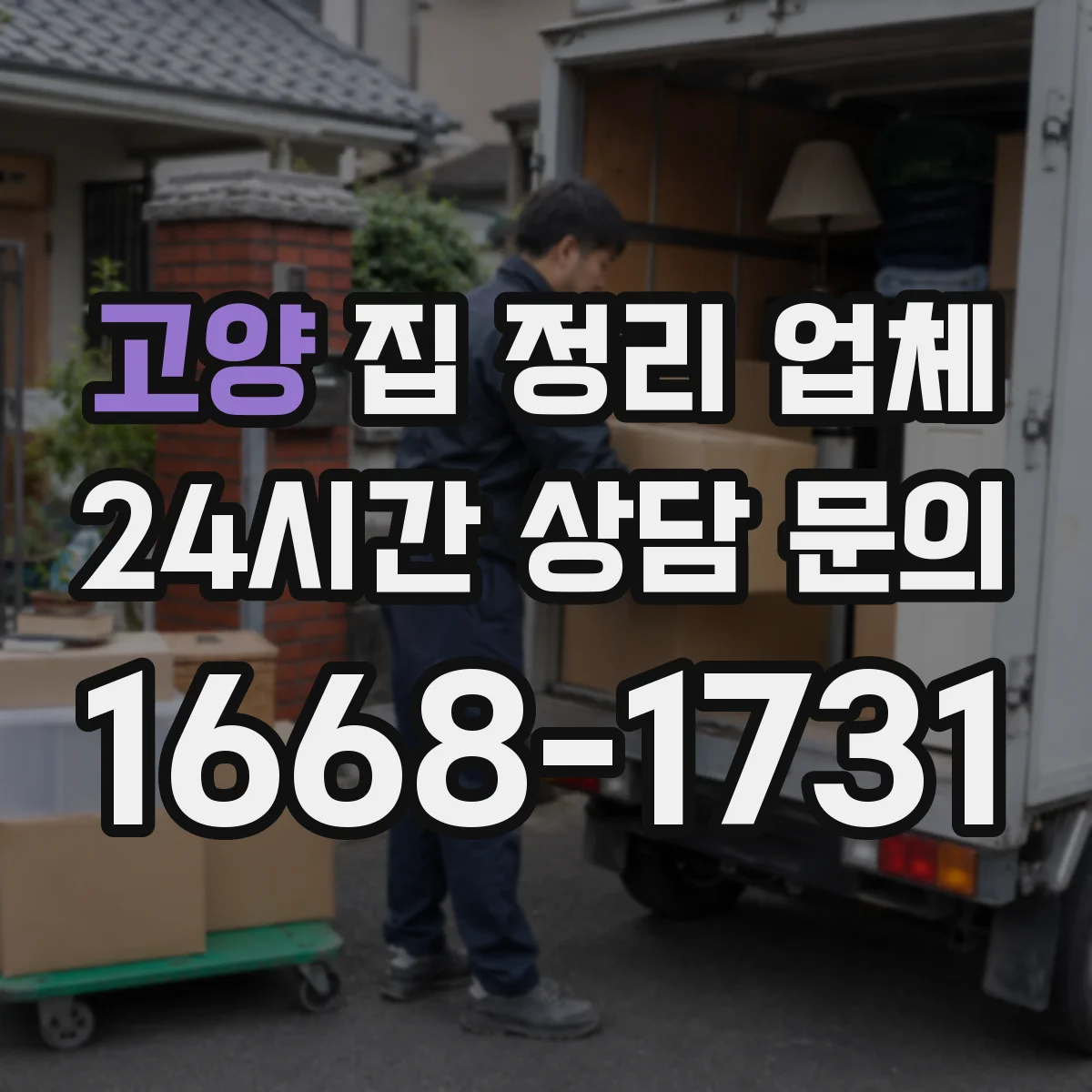 고양 집 정리 업체