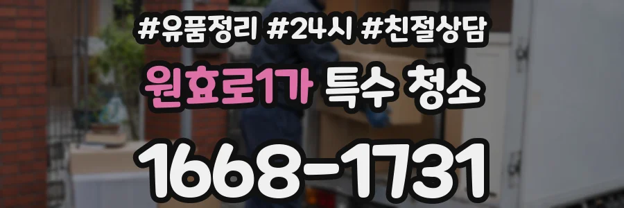 원효로1가 특수 청소