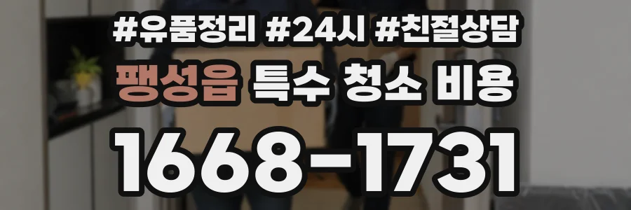팽성읍 특수 청소 비용