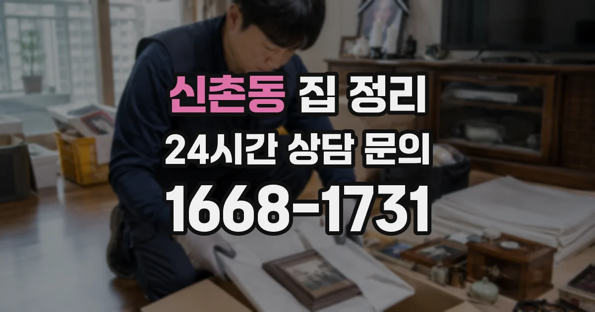 신촌동 집 정리