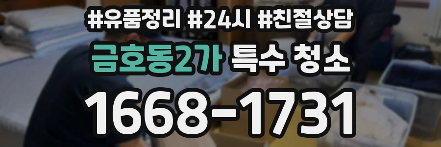 금호동2가 특수 청소