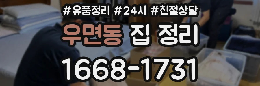 우면동 집 정리