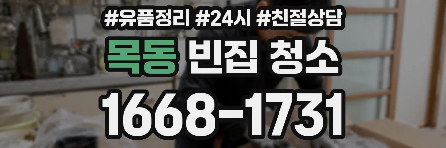 목동 빈집 청소