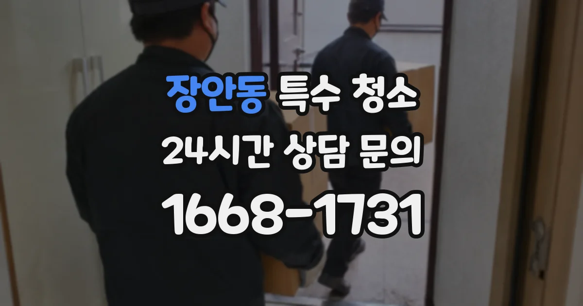 장안동 특수 청소