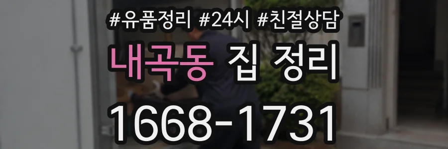 내곡동 집 정리